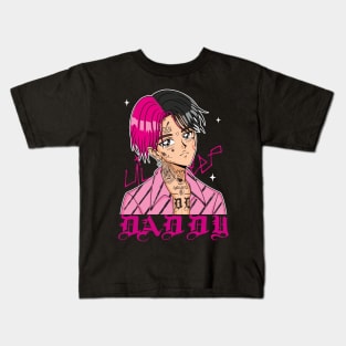 Daddy Peep Anime Version Kids T-Shirt